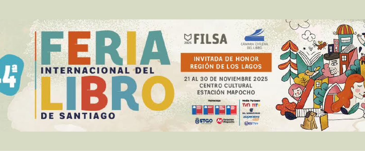 Este viernes Los Lagos inaugura Feria Internacional del Libro de Santiago FILSA 2025