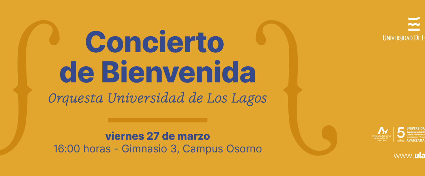 Con música en vivo: ULagos dará la bienvenida a su comunidad estudiantil este viernes